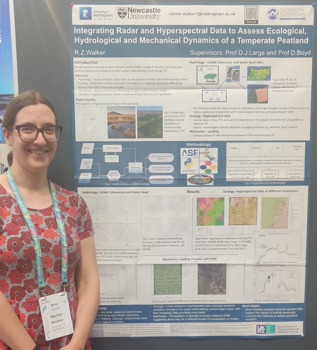 Geospatial Systems CDT (@geospatialcdt) on Twitter photo Last week saw two of our PhD researchers attend the Living Planet Symposium in Vienna. Great to see Rachel Walker (pictured) and <a href="/ChristelowSam/">Sam Christelow</a> showcase their work to a wider audience. Last week saw two of our PhD researchers attend the Living Planet Symposium in Vienna. Great to see Rachel Walker (pictured) and <a href="/ChristelowSam/">Sam Christelow</a> showcase their work to a wider audience.