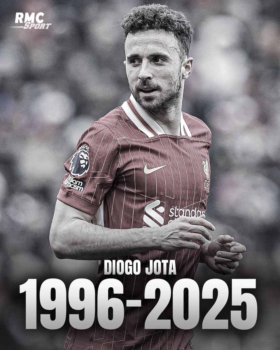 🚨🕊 Stupeur. L'attaquant de Liverpool, Diogo Jota, serait décédé dans un accident de la route, annonce la presse espagnole ce jeudi.

rmcsport.bfmtv.com/football/premi…