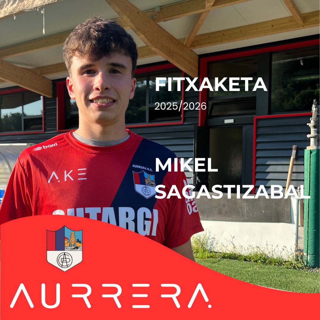 🆕Mikel Sagastizabal, Aurrerako jokalari berria.

Atzelari durangarra Zaldua taldetik dator. Aurretiaz, Durangoko Culturalen harrobian ere aritu zen.

💥Ongi etorri, Mikel!

2️⃣0️⃣2️⃣5️⃣-2️⃣0️⃣2️⃣6️⃣

#AurreraBeti 🔴🔵