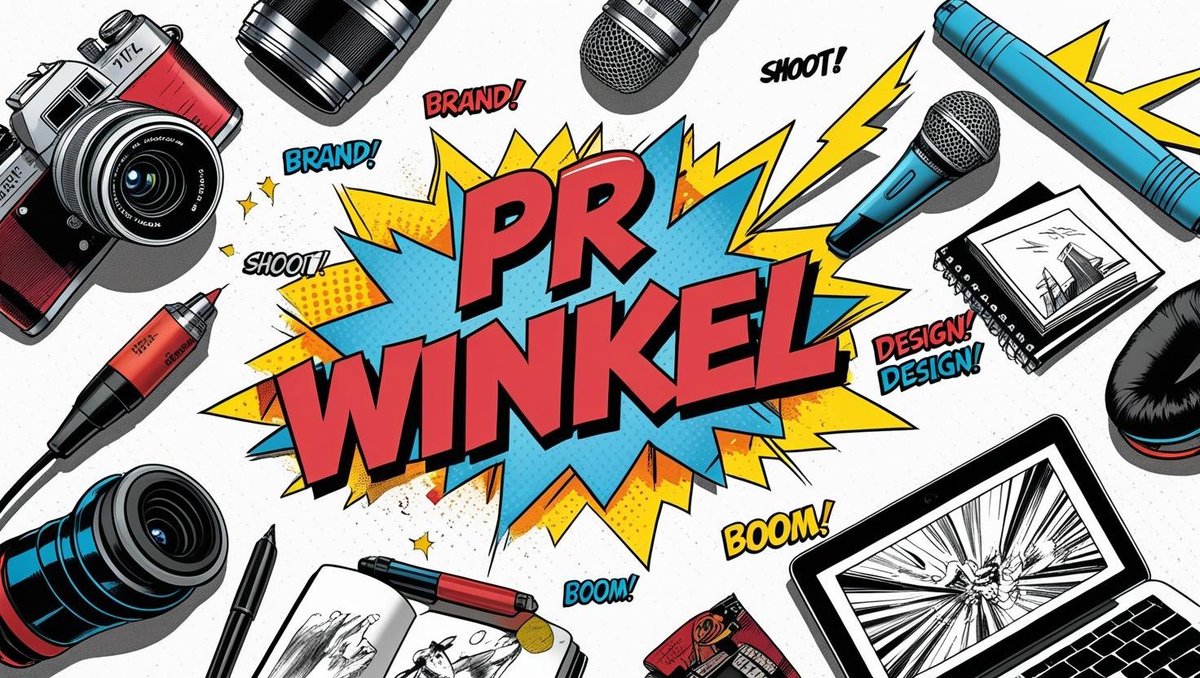 dePRwinkel's tweet photo. Wat krijg je als je een camera, een microfoon, een marker, een laptop en lef in een blender gooit?
💥 Juist: de PR Winkel.
Alles in-house. Geen poespas. Alleen resultaat.
👉 https://t.co/koAnELweVM
#PRWinkel #Geen13inEenDozijn #RockYourBrand https://t.co/EuL9izsI4A
