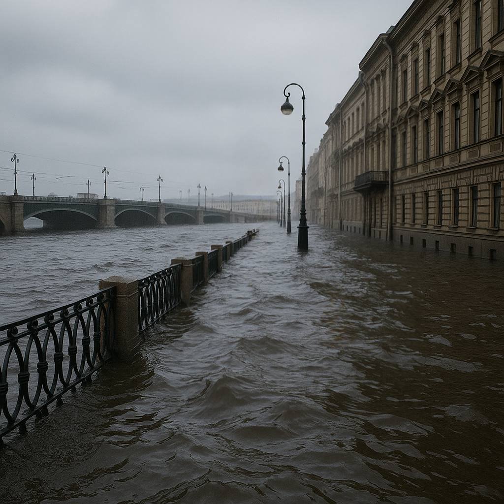 🌊Наводнение ожидается завтра в Питере впервые за 160 лет, — синоптики.

Причина — сильный западный ветер до 25 м/с, который приведёт к нагону воды в Финском заливе. Прогнозируют подъём уровня до 170–190 см, в Неве и каналах — до 130–140 см.
