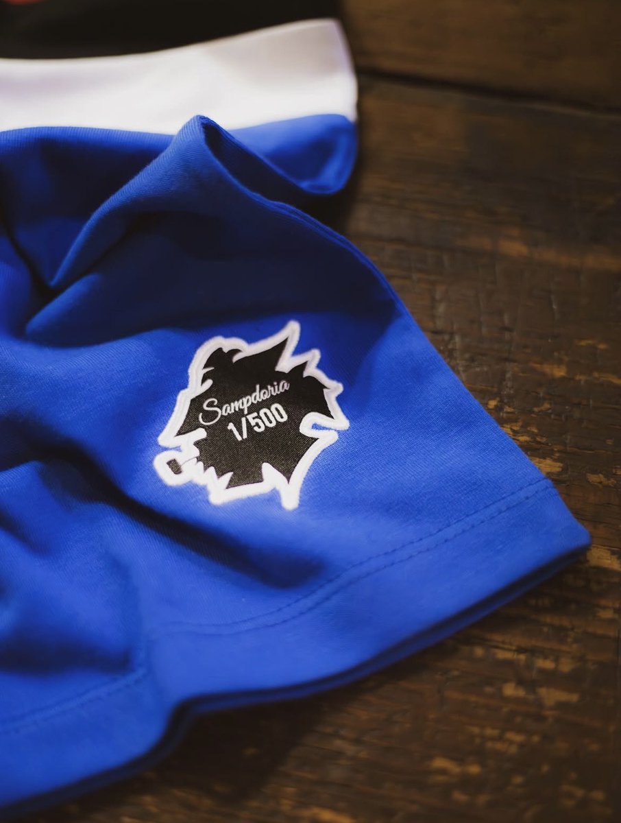 🏆 Sampdoria have released a commemorative jersey marking 40 years since their 1985 Coppa Italia triumph

A limited run of 500 numbered shirts, they come in a presentation box carrying the details of the match