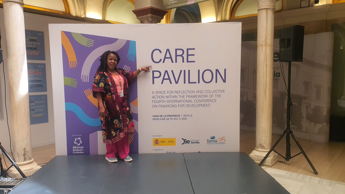 Care should start from Women as caregivers, the invisible workers, women human rights advocates.
 Care  should be in annual budgets for women who give 80% of care to the family: care of  children,  elderly,  domestic chores.  #FFD4Sevilla @globalallianceforcare