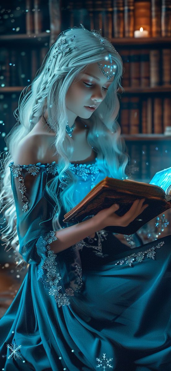 croissant_sw's tweet image. From the Witch Series —
A young witch and her glowing spellbook in a quiet library.

#WitchSeries #MagicBook #FantasyArt #EnchantedLibrary #AIart #midjouroney