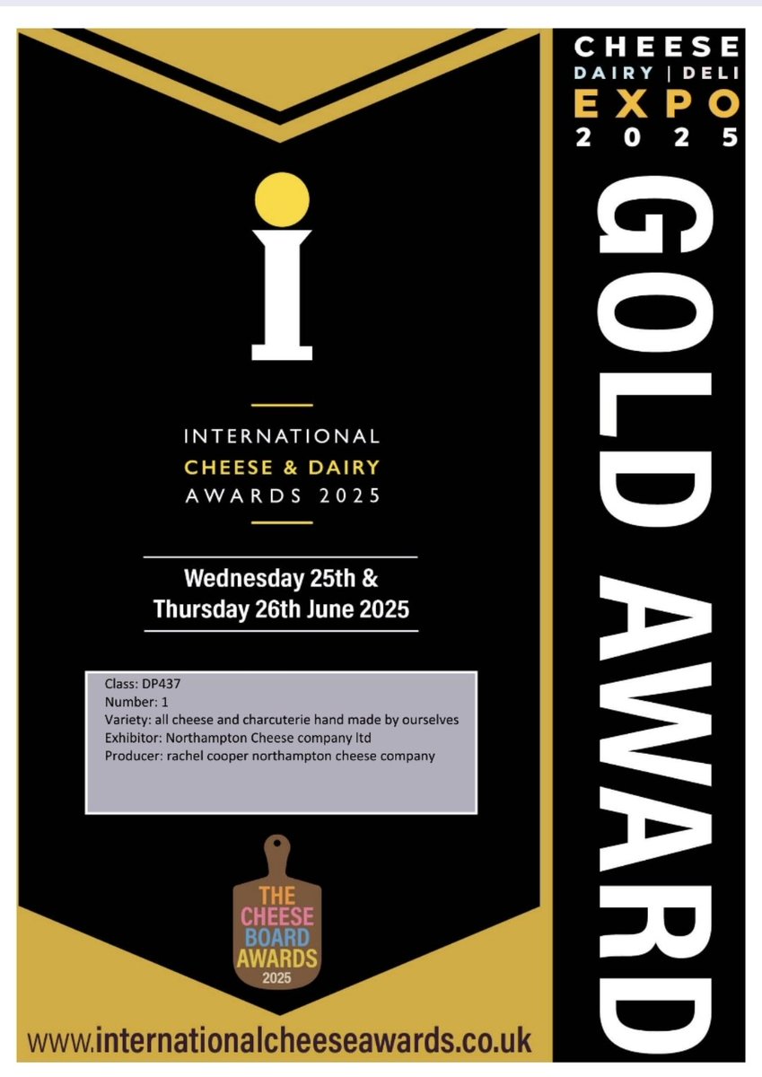 The Northampton Cheese Company #SBS WINNER tweet media