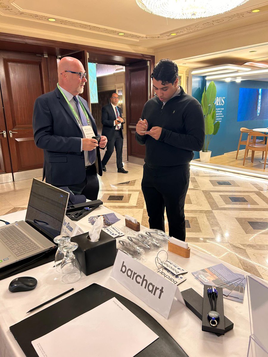 BlueOceanTS's tweet image. 🌽 Day 2 at the Global Grain MENA 2025 🌍

There’s a new commodities player in MENA @Barchart 

#globalgrain #mena2025 #commodities