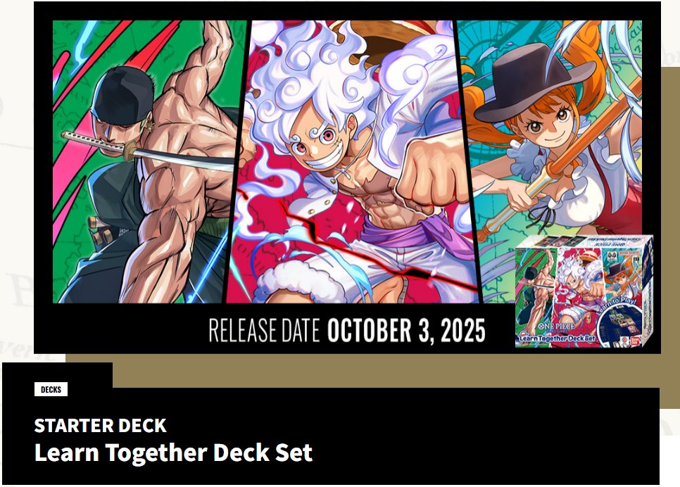 Official One Piece Card Game English Version tweet media