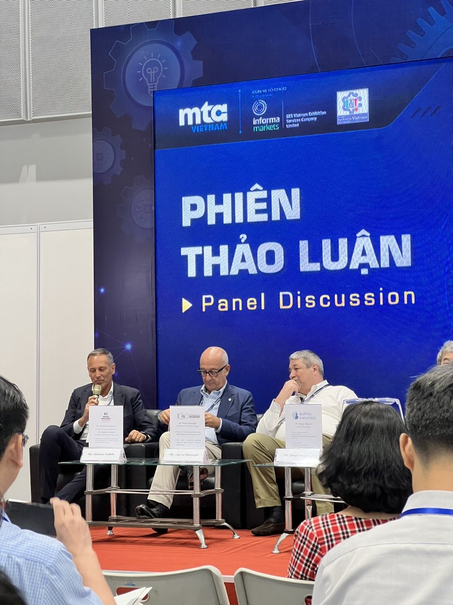 🇮🇹 Italy returns to #MTAVietnam2025 with IMT – Italian Manufacturing Technologies.
📍 Visit Booth AC1-3 (July 2–5, SECC, HCMC)
⚙️ Discover Italian excellence in automation, machining &amp; sustainability.
#MadeInItaly #ICEAgenzia #ITAVietnam #Industry40