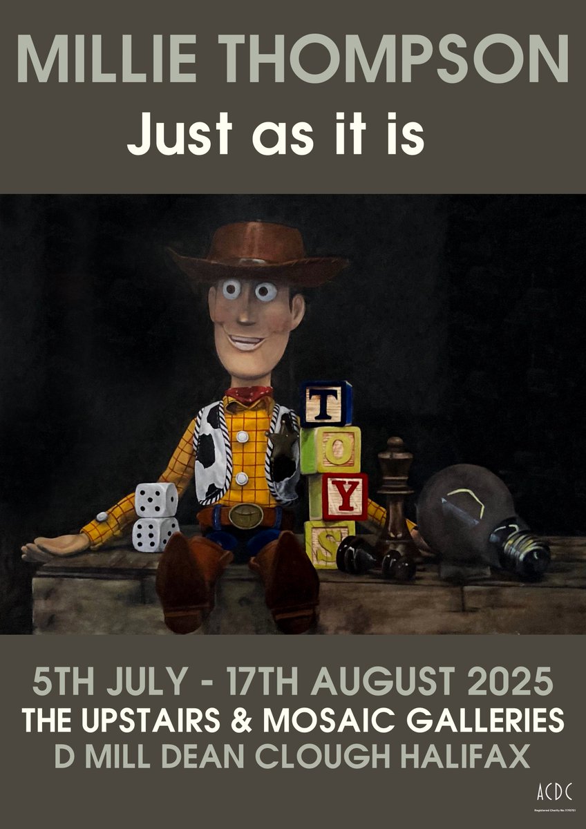 We’re excited to present three vibrant exhibitions launching simultaneously at DC this weekend. 🔓

🌀 ANTHONY EARNSHAW (Crossley Gallery)  
🖼️ MILLIE THOMPSON (Upstairs &amp; Mosaic Galleries)  
✨ PETE DEFTY (Focus Wall)  

🗓️ Opening Event: Saturday 5th July, 12:00-14:00 | D Mill