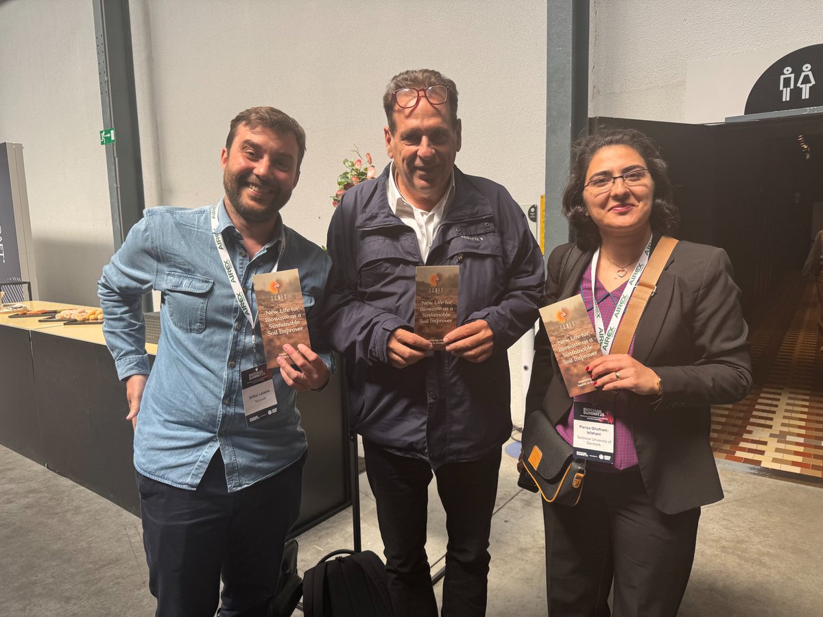Fenix_ProjectEU's tweet image. @Fenix_ProjectEU joined the 2025 #BiocharSummit in Brussels (June 10–11), engaging with European experts on biochar’s role in climate action, carbon removal, and regenerative agriculture. A strong step toward policy and innovation. #Biochar #ClimateAction #FENIXProject