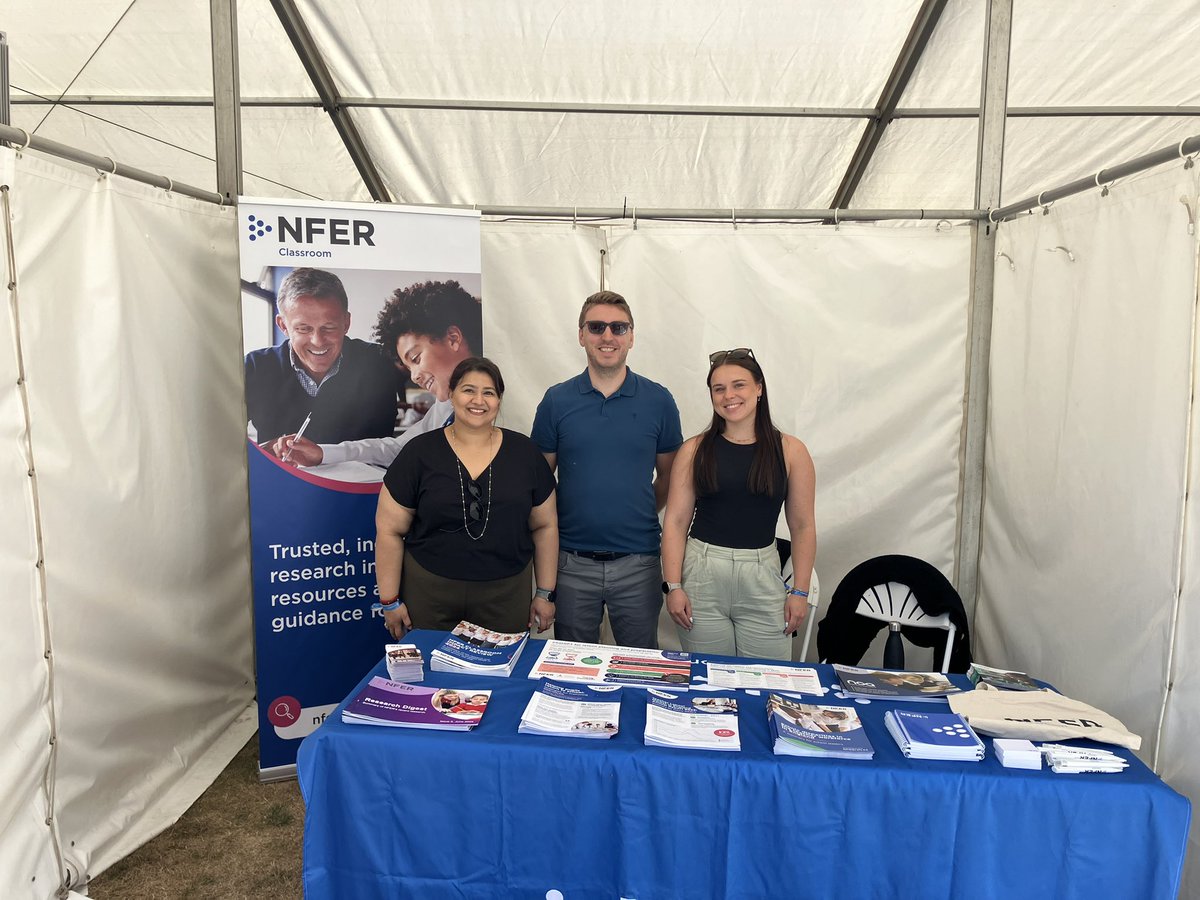 Our <a href="/NFERClassroom/">NFER Classroom</a> team will also available for all your questions across both days at Stand D17, next to the Chapel. 

#EducationFest 

[3/3]