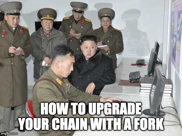 Not all chains are forkless, you know. 😏