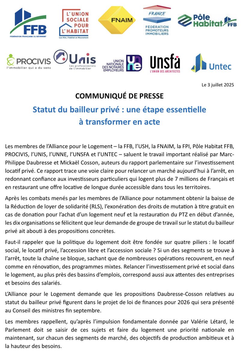 ✅ ALLIANCE POUR LE LOGEMENT✅