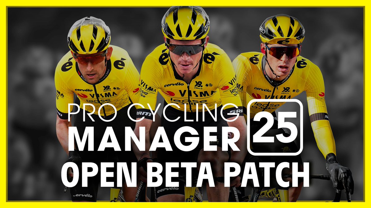 🚴‍♂️ A new beta patch is live for Pro Cycling Manager 25!

Try it now via the Open Beta on Steam and discover smarter breakaways, UI &amp; sponsor fixes in career, many crash fixes and AI improvements.

🛠️ Patch notes: store.steampowered.com/news/app/25113…

#PCM25 #ProCyclingManager