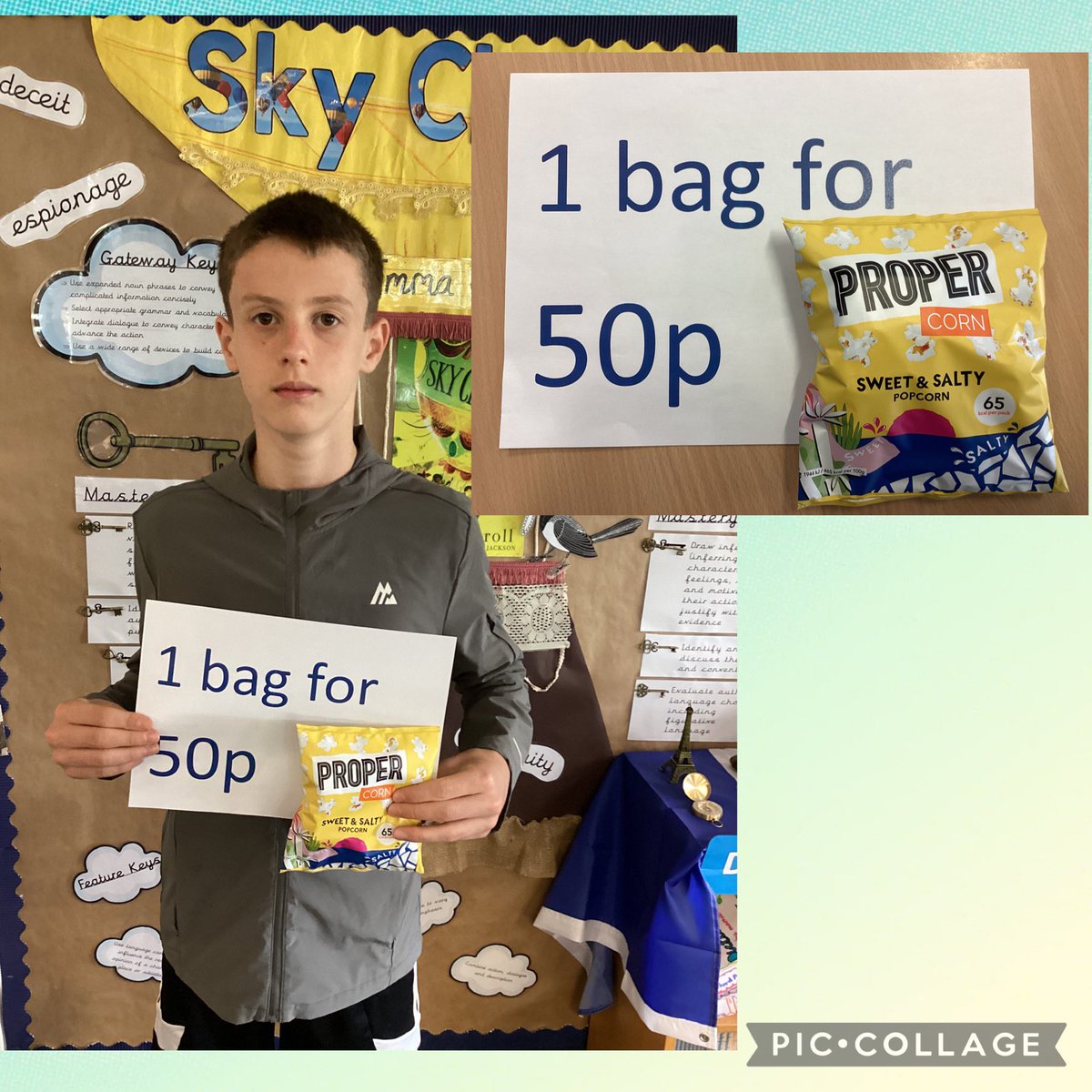 Please come along and support Year 6 today, where they will be selling popcorn and home-made lavender bags. #alwaysaiminghigh