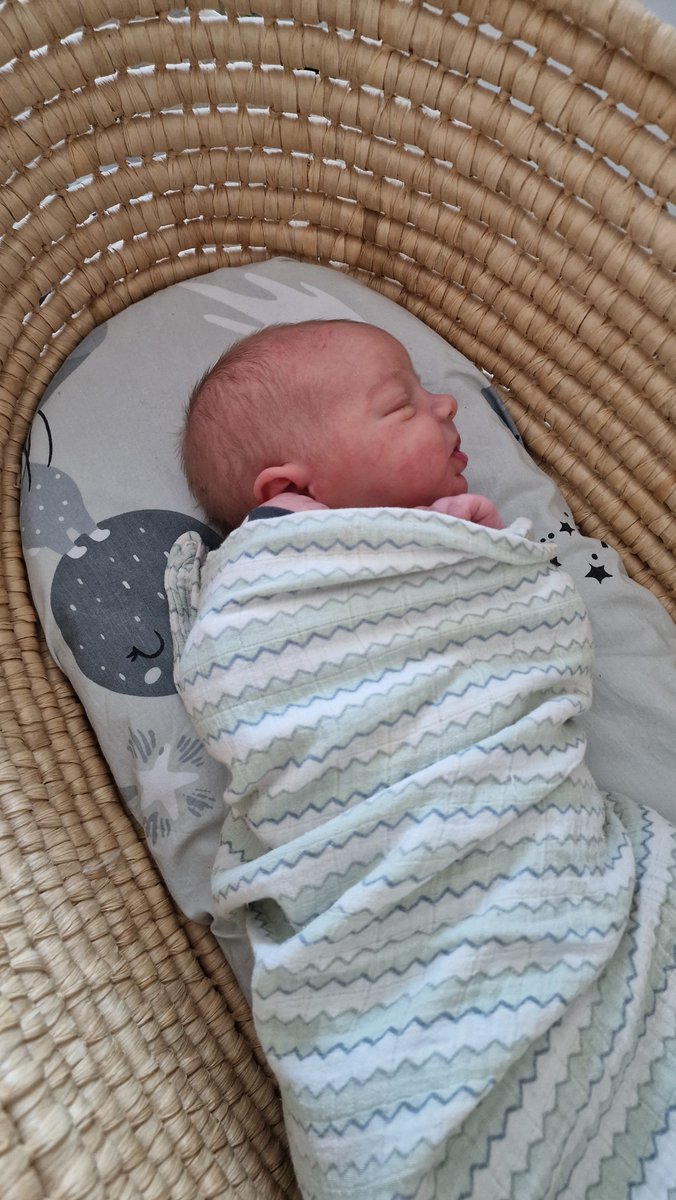 PoThePerson's tweet photo. We're not circumcising btw.

 (I know most of my followers would have taken that as a given but I think the Americans can often do with some reminding that infant gential mutilation is not neccessary or normal.) https://t.co/5KzjKlqOCh