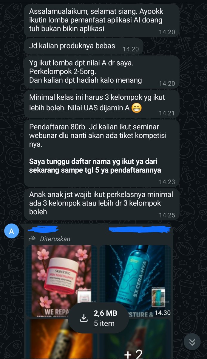 Ini serius aplikasi ai udah di perlombakan? Ini dosen ku sendiri yang nyuruh wajib ikut dengan alasan mendapat nilai A pas UAS nanti

Cuma mau nanya aja sih