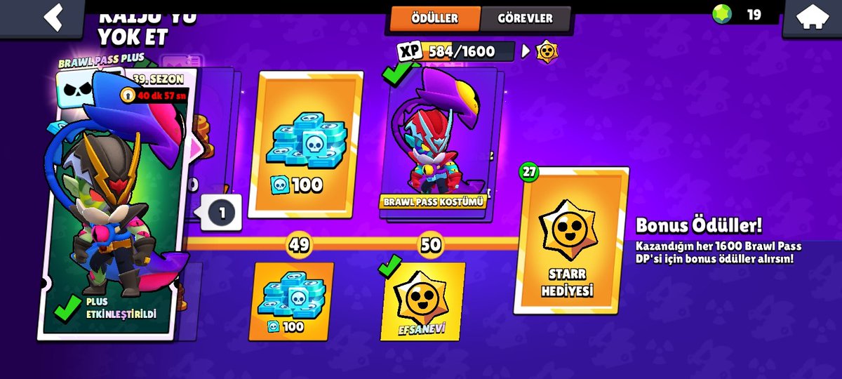 all quests completed✅️

#Supercell #BrawlStars #BrawlPassPlus