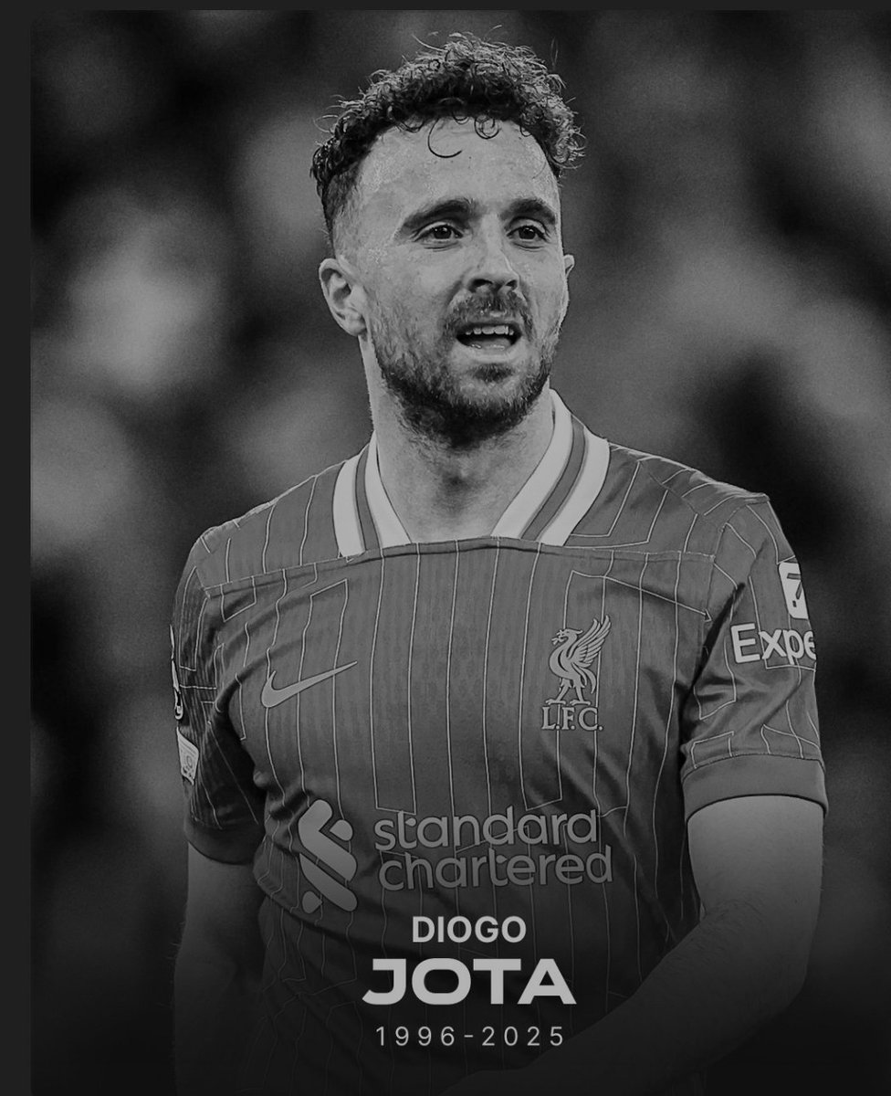 Mes condoléances à sa famille et ses amies. C'est trop jeune pour déjà partir 😢 #DiogoJota