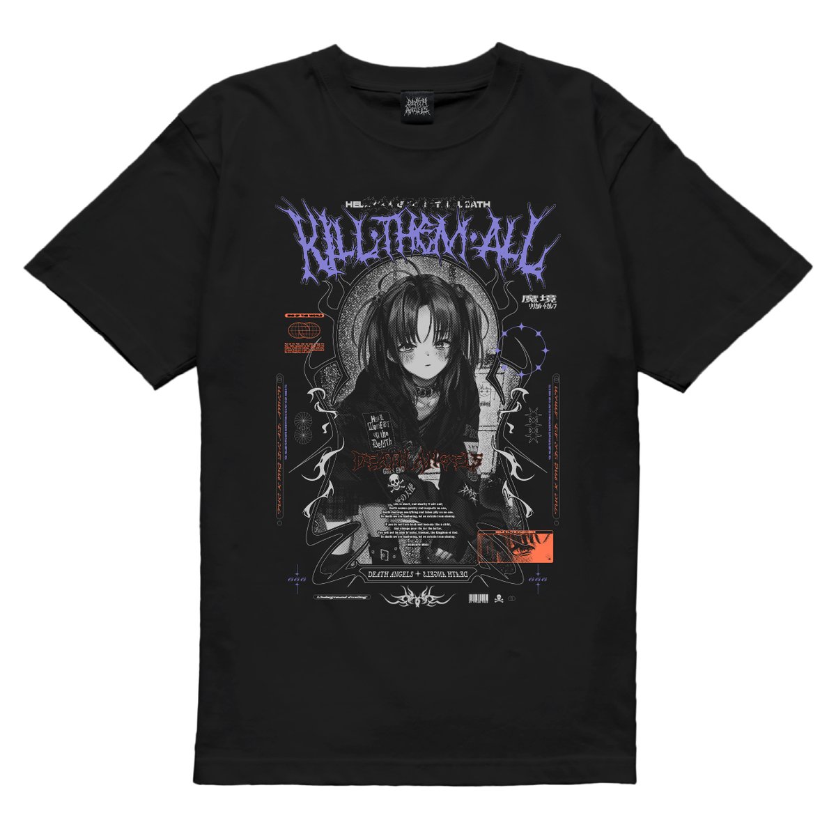 「再入荷しました。 MERCY TEE KILL THEM ALL TEE」|儀式のイラスト