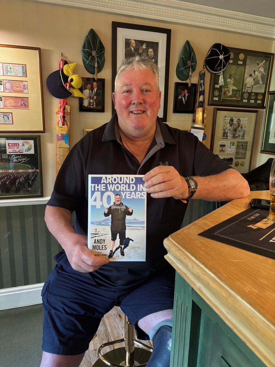 NightwatchmanXI's tweet photo. Ex-Warwickshire player Andy Moles is announcing the release of his book 'Around the World in 40 Years' on @bbctms now. He's following this with a book signing at Edgbaston tomorrow. 

Tune in or catch him at the ground for the story of 40 years in cricket🏏 https://t.co/4OQ8E6vZAt