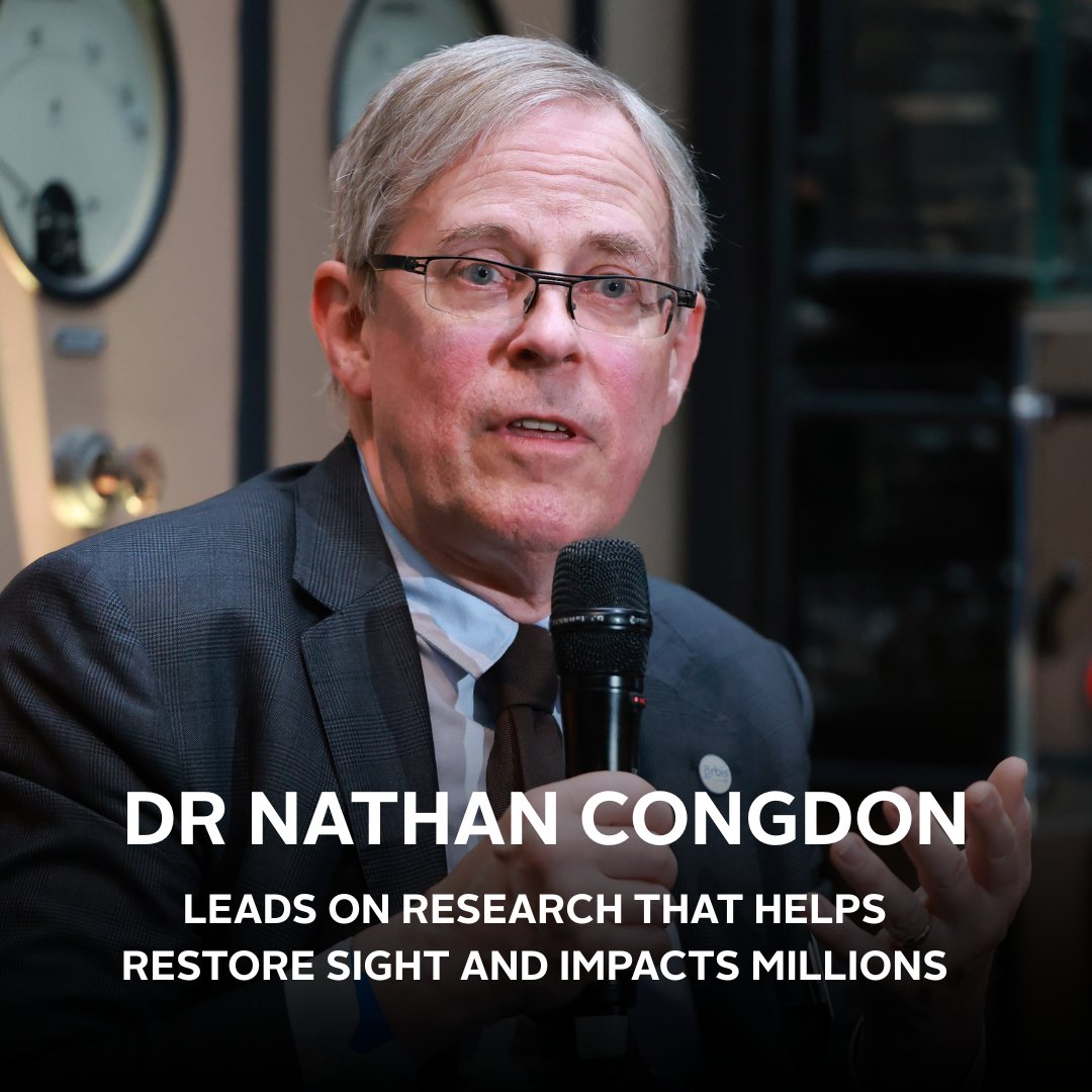 👁️ A simple pair of glasses changed Dr Nathan Congdon’s life. Now his #Research is changing millions more.

On #ResearchAppreciationDay, learn how AI, smartphones &amp; science are reshaping global eye care.

📖 Read the full story: bit.ly/44gQfVK