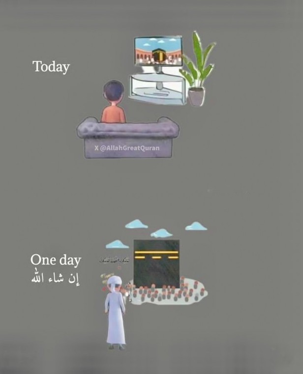 One day, In’Sha’Allah With My Paradise And With My Children's Paradise.