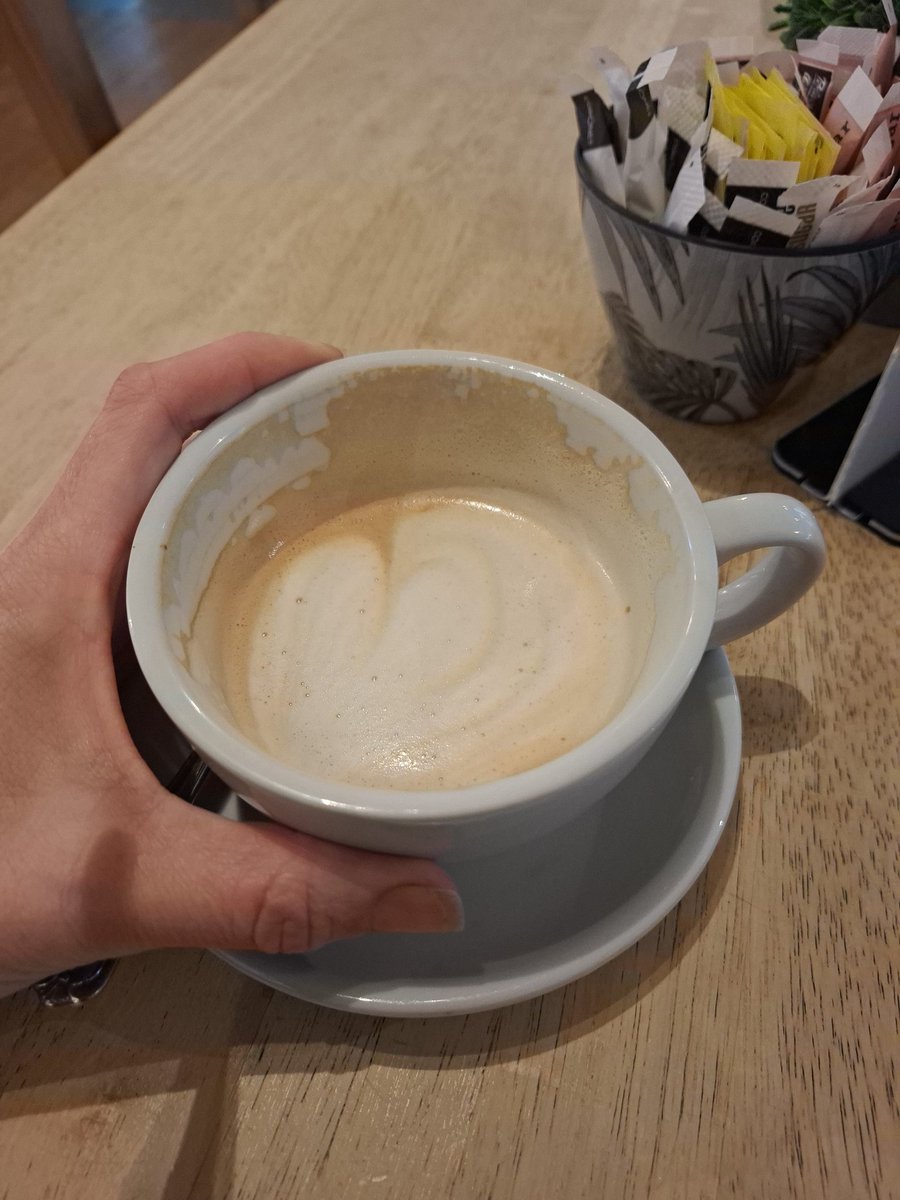 Today is a single shot latte day!

Anyone who's listened to me speak about wellbeing will know that this is my go to thing.

Just me, a cafe and a single shot latte.

Knowing when to take ten minutes yo just be is one of my biggest achievements of late!