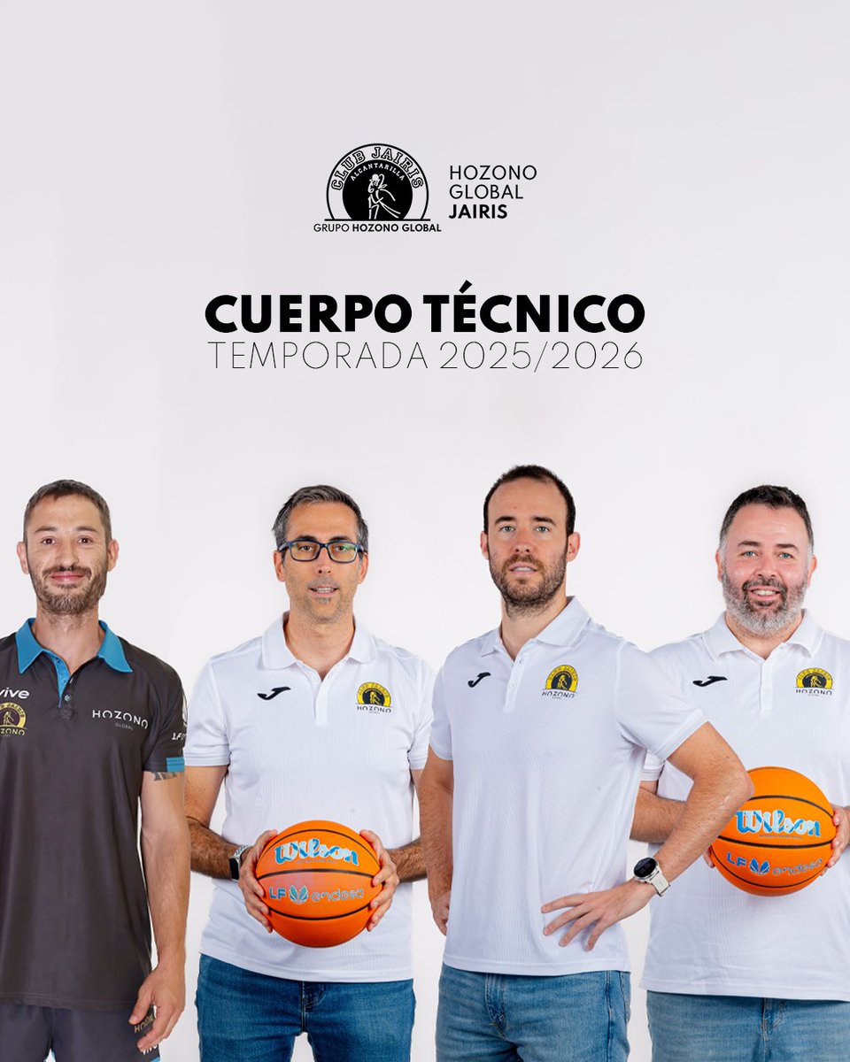 𝐂𝐔𝐄𝐑𝐏𝐎 𝐓𝐄́𝐂𝐍𝐈𝐂𝐎 𝟐𝟓/𝟐𝟔 

¡Bernat Canut, David Muñoz, Rafa Lorca y David López seguirán en el club la próxima temporada!

Más info 🔗 hozonojairis.com/noticias