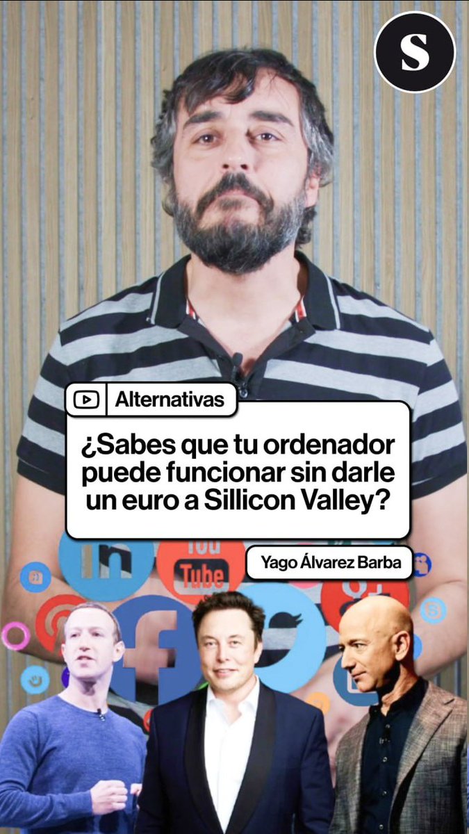 No sé si el algoritmo de Tw moverá mucho este post, pero allá va: 💻¿Sabes que tu ordenador puede funcionar sin darle un euro a Sillicon Valley?

📹 youtu.be/m5_vbN1ZIOw?si…