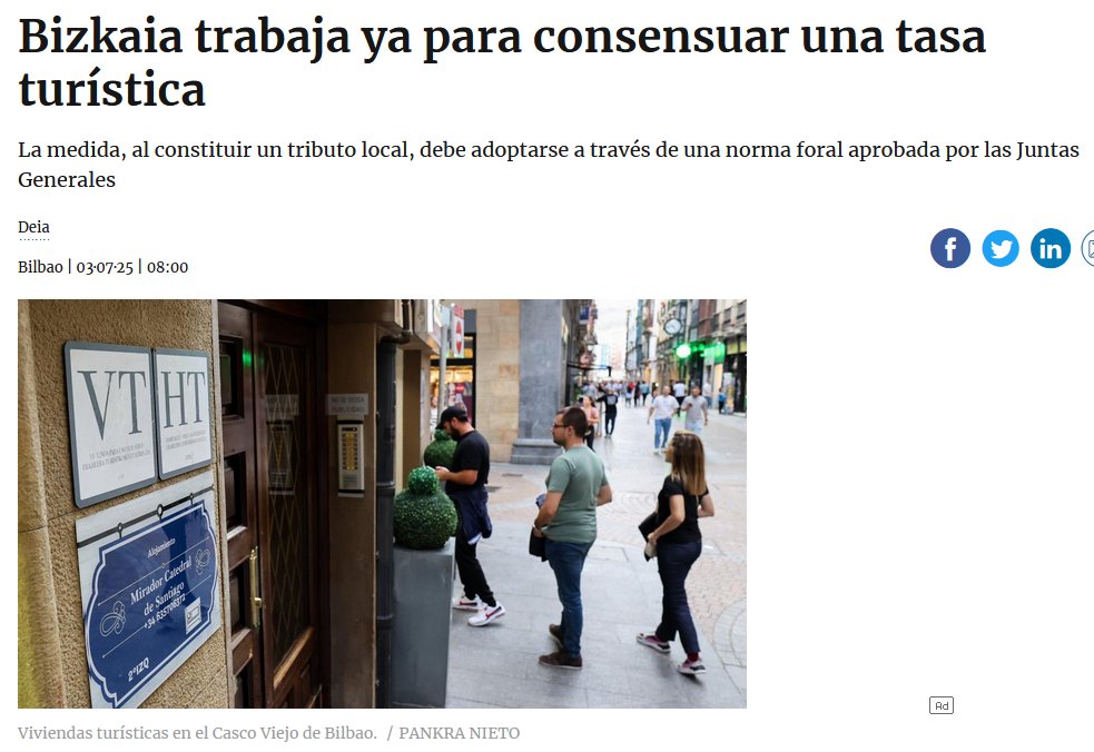 otxargorri's tweet photo. 👉La tasa turística debe ser de gestión municipal, progresiva y con el objetivo de mejorar la calidad de vida de las personas residentes.

Esta tasa se aplica en ciudades de medio mundo.

❌El único consenso que falta es el del PNV-PSE, y es político. https://t.co/GEWvJ5JyCG