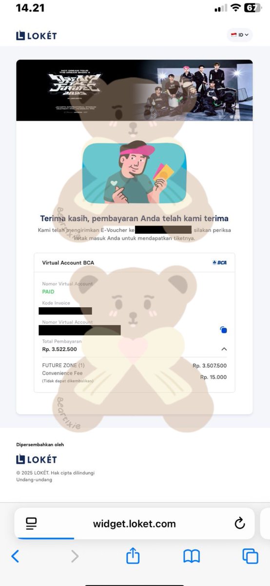ticketing service by beartixie🧸 | JASTIP JASWAR tweet media
