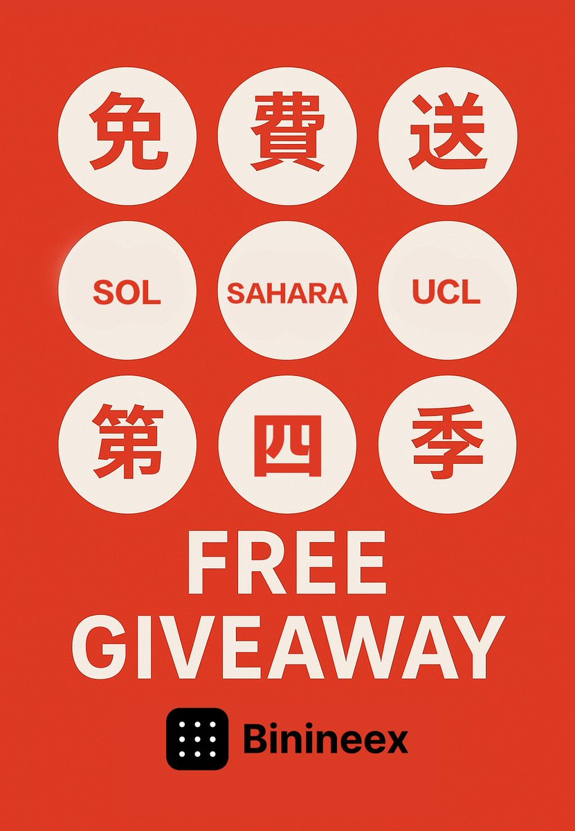 Pavan K.#Crypto👑| (@kamath_pavan) on Twitter photo 🚨 Just joined the 200,000 USDT Giveaway by @Binineex9!
🔥 $SOL, $SAHARA & $ULC listed!
Wanna win?
➡️ Like
➡️ Comment
➡️ Retweet
➡️ Follow & DM <a href="/binineex04/">Binineex雅雅</a> for form!
#CryptoGiveaway #Airdrop 🚨 Just joined the 200,000 USDT Giveaway by @Binineex9!
🔥 $SOL, $SAHARA & $ULC listed!
Wanna win?
➡️ Like
➡️ Comment
➡️ Retweet
➡️ Follow & DM <a href="/binineex04/">Binineex雅雅</a> for form!
#CryptoGiveaway #Airdrop