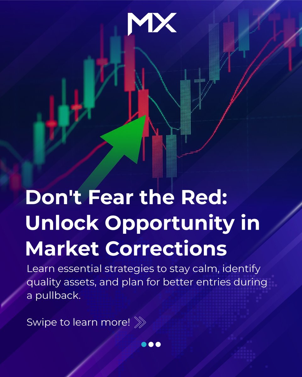 mxglobalmy's tweet image. Not all red candles are bad news.🕯️
Sometimes, a pullback is a setup for a better entry. Patience pays off, don’t chase, plan.
➡️ Learn what to do during a correction.

#MarketWisdom #TradingPatience #RedCandleLogic