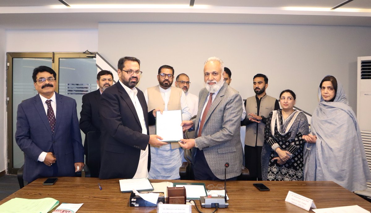 NAVTTC and All Pakistan Bedsheet &amp; Upholstery Manufacturers Association (APBUMA) Sign Agreement for Industry-Led Training under the Prime Minister’s Youth Skill Development Program, Led by Director General (P&amp;D); DG SS&amp;C and the Survey Team Were Also Present.

#NAVTTC