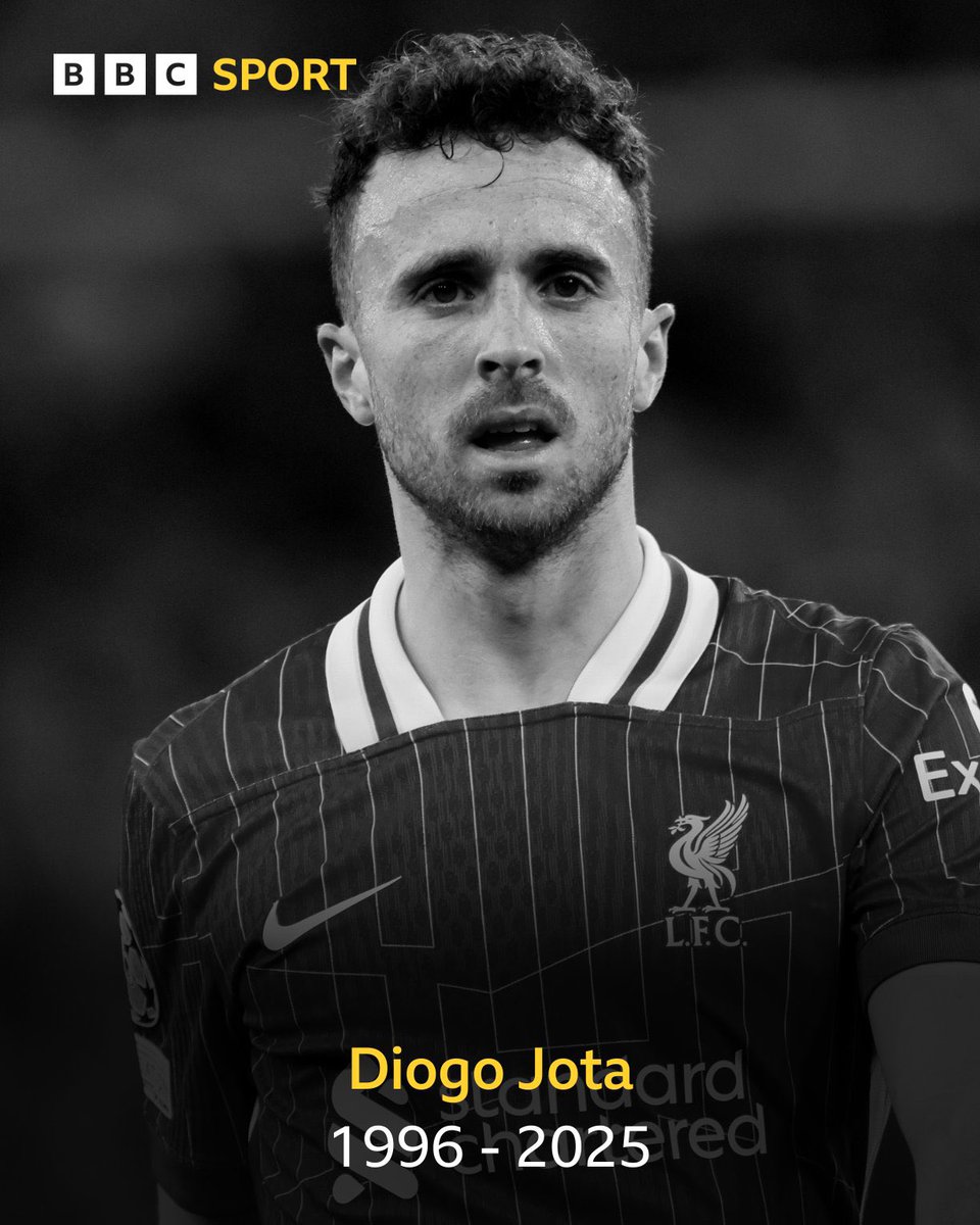 A sad day for football world 😭 

Rest in peace Diogo Jota🙏🏼

Forever remembered in our hearts. Condolences to the family 💐