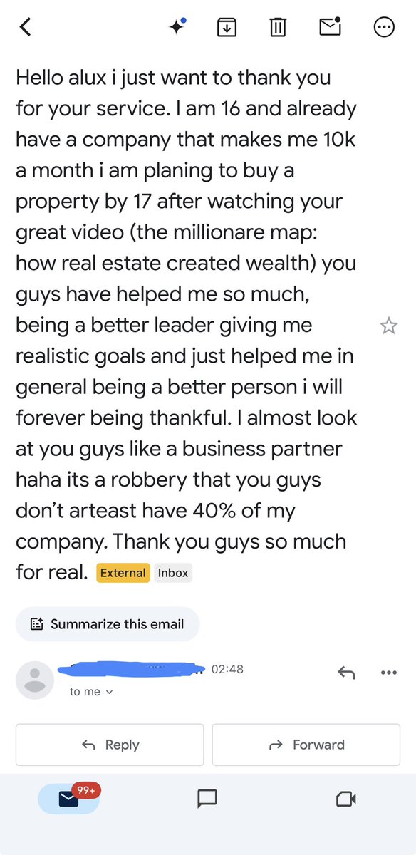 aluxcom's tweet image. Got an email from a 16 year old and the entire message was in the subject line.
The next generation is unhinged.
PS: best of luck Gunnar!
