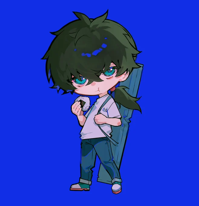 夏コミの新刊セットにつける予定のアクキーの絵 #FateSR_Art #FateSR