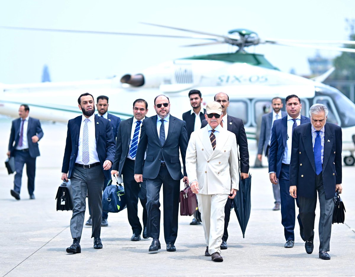Prime Minister Muhammad Shehbaz Sharif departs on his two day official visit of Azerbaijan, from Islamabad.