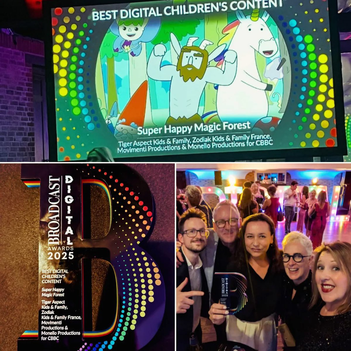 So pleased for the whole team on newly award winning children’s animated series Super Happy Magic Forest!

#award #frolic #BDA2025