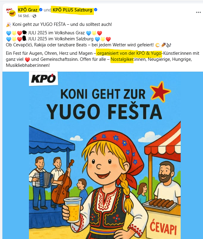 😇 Wenn es fremde Völker betrifft, finden Linke #Volkskultur, traditionelle Kleidung, regionales Essen und #Nostalgie meist ganz toll. 
🤦🏼‍♀️ Nur wenn es jedoch um den Erhalt der eigenen Kultur und des eigenen Volkes geht, bekommen sie hysterische Schreianfälle.
😢 Was #Kommunisten