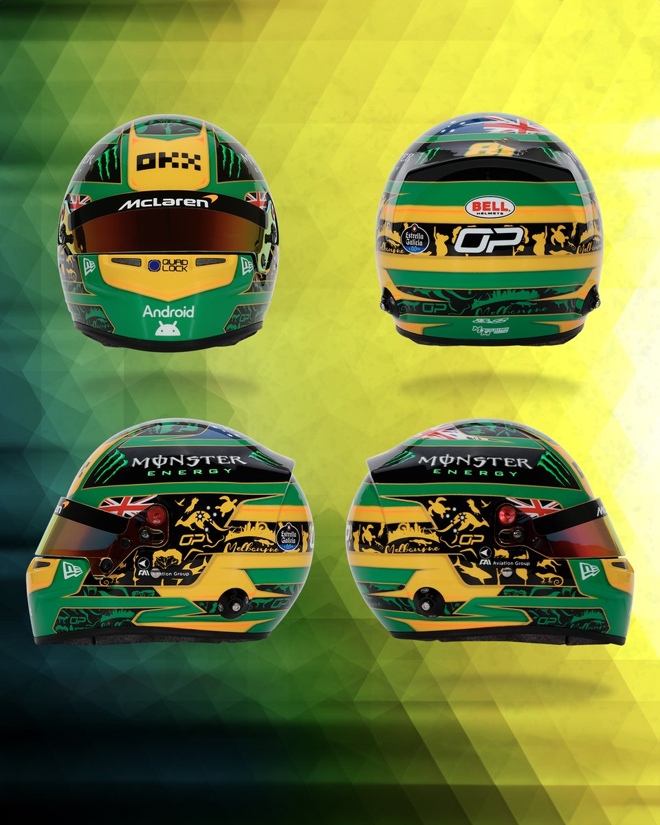 🇦🇺✨ Mini Helmet Oscar Piastri 2025 – GP Australia
Edición especial 🟡🟢 ¡ya en pre-order!
afbmotorsport.com/es/oscar-piast…
#OscarPiastri #GPAustralia #MiniHelmet #F1Collectibles #Formula1 #McLarenF1 #AustraliaGP #Piastri2025 #F1Fans