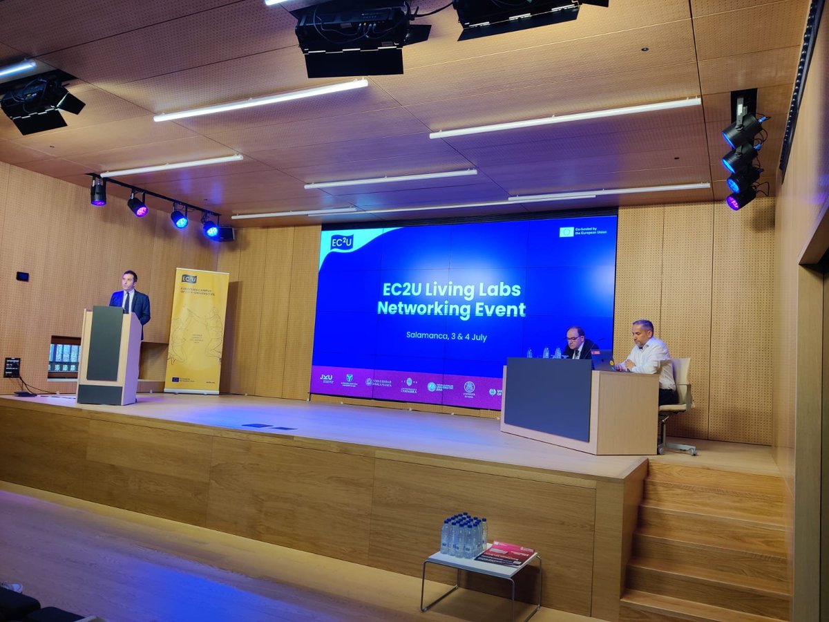 febuma's tweet image. Hoy inauguré el Living Lab Networking Event, que se celebrará durante dos días en el Centro Internacional del Español. ¡Enhorabuena a @USAL_EC2U!
Los Living Labs, además, están reconocidos en la LOSU como espacios de innovación universitaria.
Info en: ec2u.eu/ec2u-innovatio…
