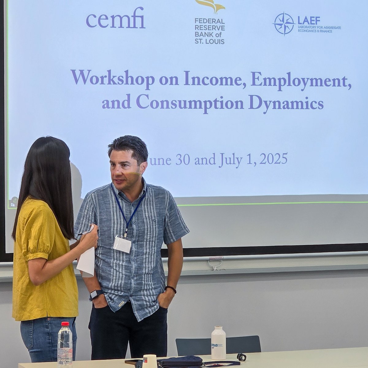 CEMFInews's tweet image. Workshop on “Income, Employment, and Consumption Dynamics” took place on 30 June and 1st July at CEMFI
cemfi.es/all_news_blog_…