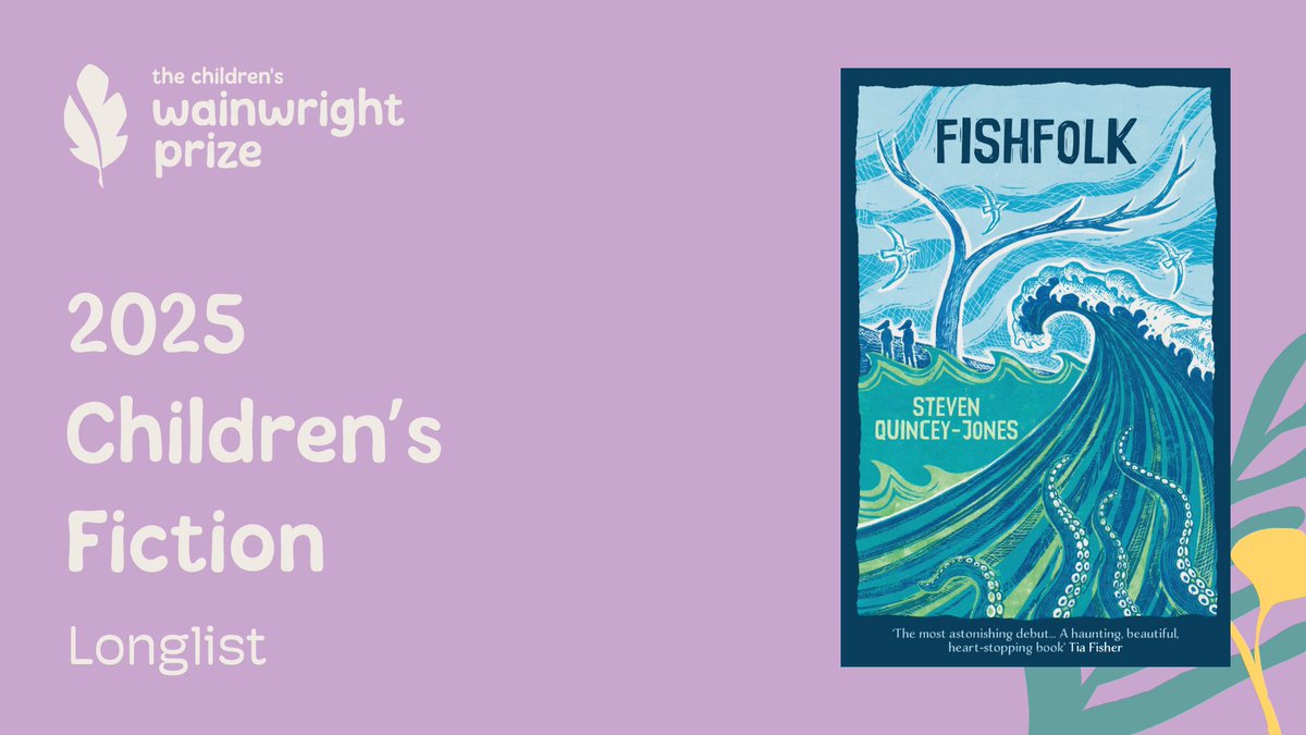 FireflyPress's tweet image. We are SO excited to have Fishfolk, written by @s_quinceyjones with illustrations from Hannah Doyle, included in the prestigious @wainwrightprize Children's Fiction Longlist!
HUGE congratulations. So well deserved for a superb debut. 🎉