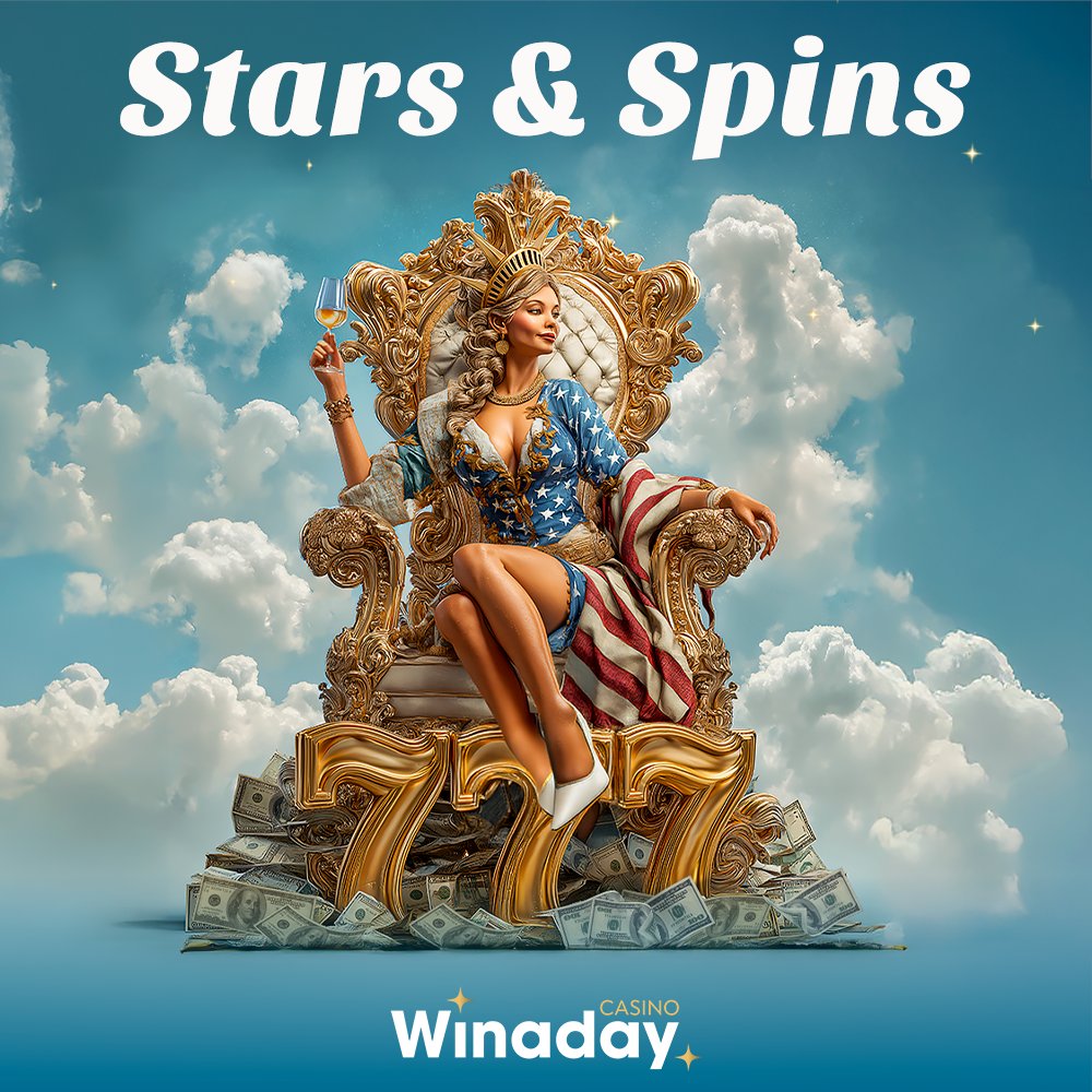 Stars, Stripes, and Free Spins 🔥
Claim your freedom to play with an all-American freebie + match bonus combo. Celebrate your freedom the Win A Day way.

winadaycasino.eu/en/promotions#…