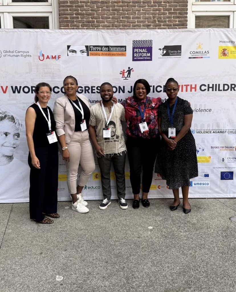 RECAP‼️

On 2 - 4 June 2025, our Director Ms. Ozah and Senior Attorney Mr Malematja attended and presented at the 5th World Congress on Justice with Children, held in Spain.

The congress serves as a crucial space for reflection on progress and challenges faced by those working