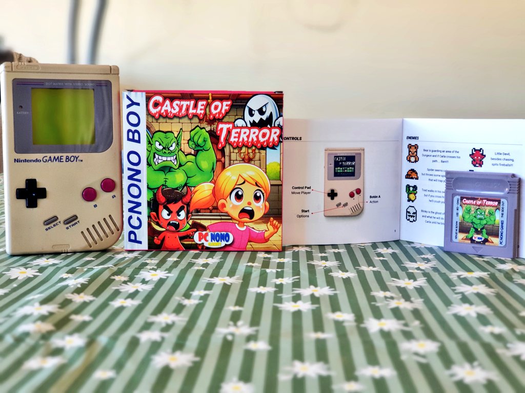 The copy 0 is a reality!!!! 🤩 If you want one, go to pcnono.es 😉🕹
La copia 0 ya es real!!!!! 🤩 Si quieres una, en pcnono.es 😉🕹
#GameBoy #gameboycolor