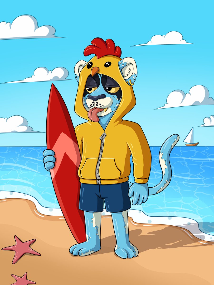 Good morning #HBAR ☀
"Enjoy the Summer" 😎
Special art for the top holder <a href="/GondwanaCharles/">Cℏarles Knigℏt</a> 🔥
Using <a href="/wildtigers_nft/">Wild Tigers 🐯</a> his PFP🔥