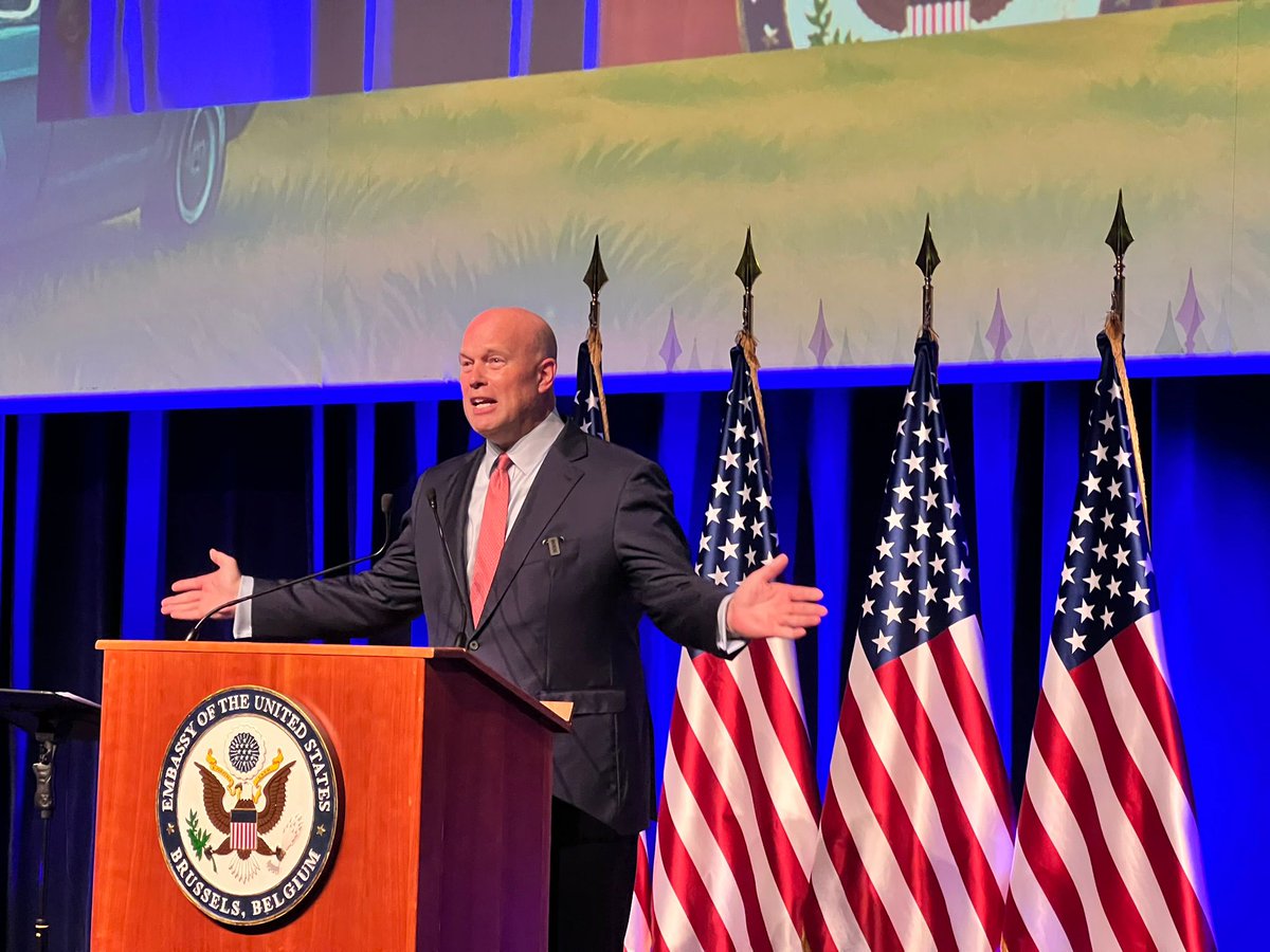 Agron Bajrami (@agronbajrami) on Twitter photo 249 years ago America was born as an idea - of liberty, courage & promise of a better future.
Inspired to celebrate that ideal at the U.S. Tri-Missions #July4th reception with <a href="/USAmbNATO/">U.S. Ambassador to NATO</a> Whitaker & Chargés @USAinBelgium Richardson & <a href="/US2EU/">U.S. Mission to the EU</a> Scharpf.
Grateful for the deep 🇽🇰🇺🇸 bond 249 years ago America was born as an idea - of liberty, courage & promise of a better future.
Inspired to celebrate that ideal at the U.S. Tri-Missions #July4th reception with <a href="/USAmbNATO/">U.S. Ambassador to NATO</a> Whitaker & Chargés @USAinBelgium Richardson & <a href="/US2EU/">U.S. Mission to the EU</a> Scharpf.
Grateful for the deep 🇽🇰🇺🇸 bond